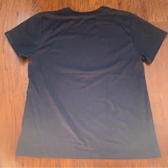 🌈 Champion Black Rainbow Logo Graphic Tee | Size M - Picture 2 of 8